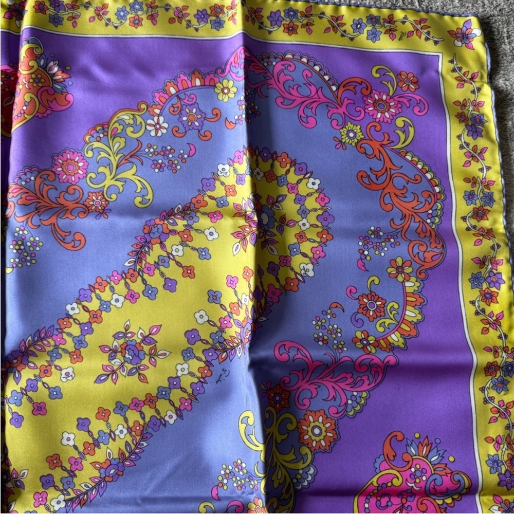 Vintage Emilio Pucci Silk Print Scarf - Picture 4 of 8
